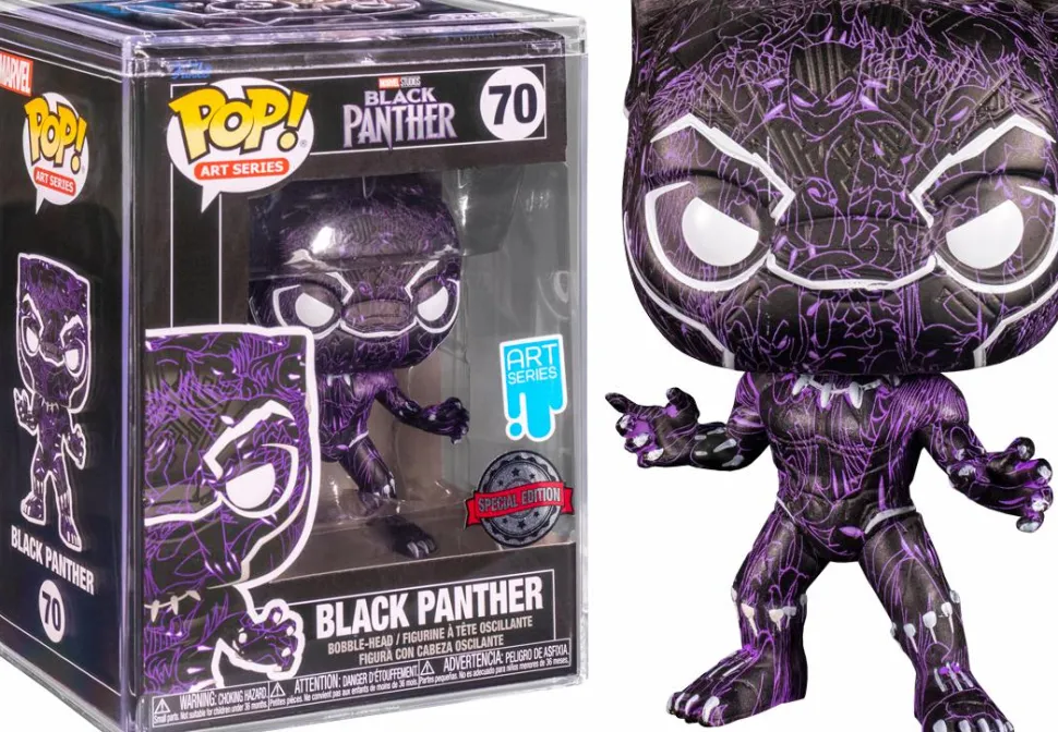 Black Panther: Legacy - T'Challa Damion Scott Artist Series Pop! Vinyl Figure with Pop! Protector