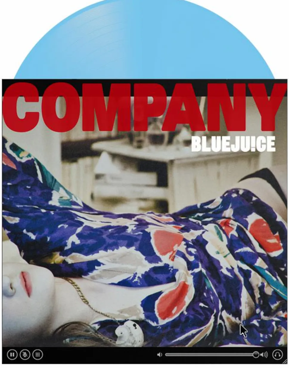 Bluejuice - Company LP Vinyl Record (Cyan Blue Coloured Vinyl)