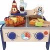 Bluey - Wooden BBQ and Salad Set Playset