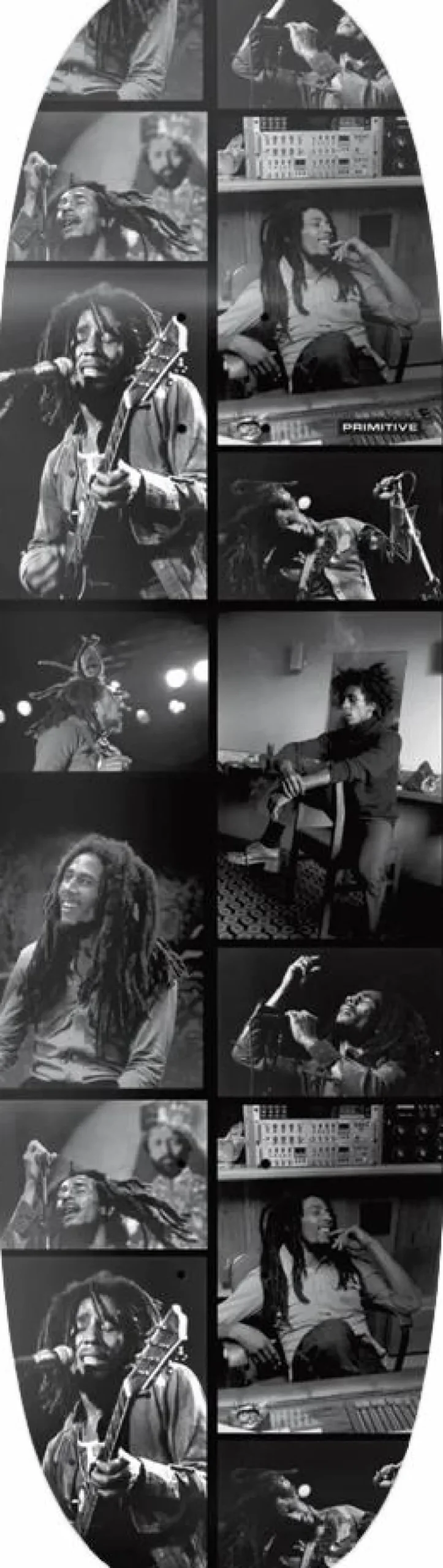 Bob Marley - Primitive x Bob Marley Prophet Egg 8.75" Skateboard Deck (Deck Only)