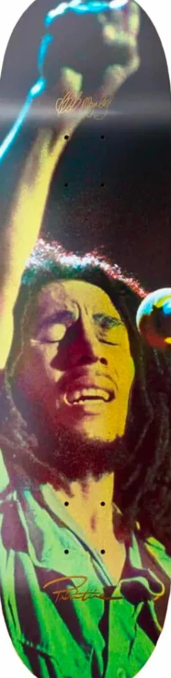 Bob Marley - Primitive x Bob Marley Stand Up 8.125" Skateboard Deck (Deck Only)