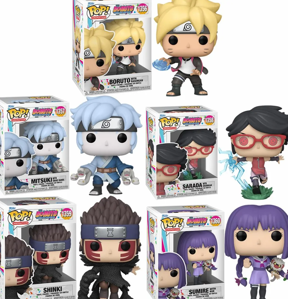 Boruto: Natuto Next Generations - Dattebasa Pop! Vinyl Figure Bundle (Set of 5)