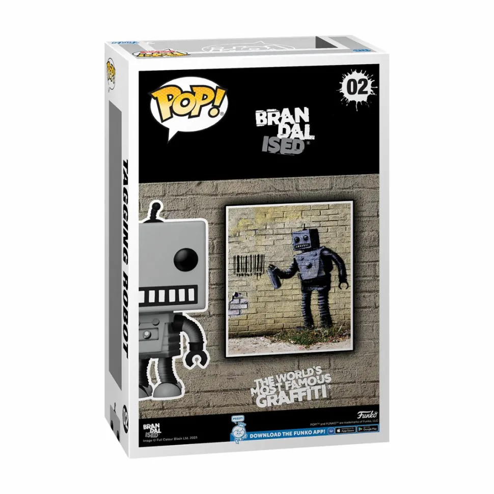 Brandalised - Tagging Robot by Banksy Pop! Art Cover Vinyl Figure