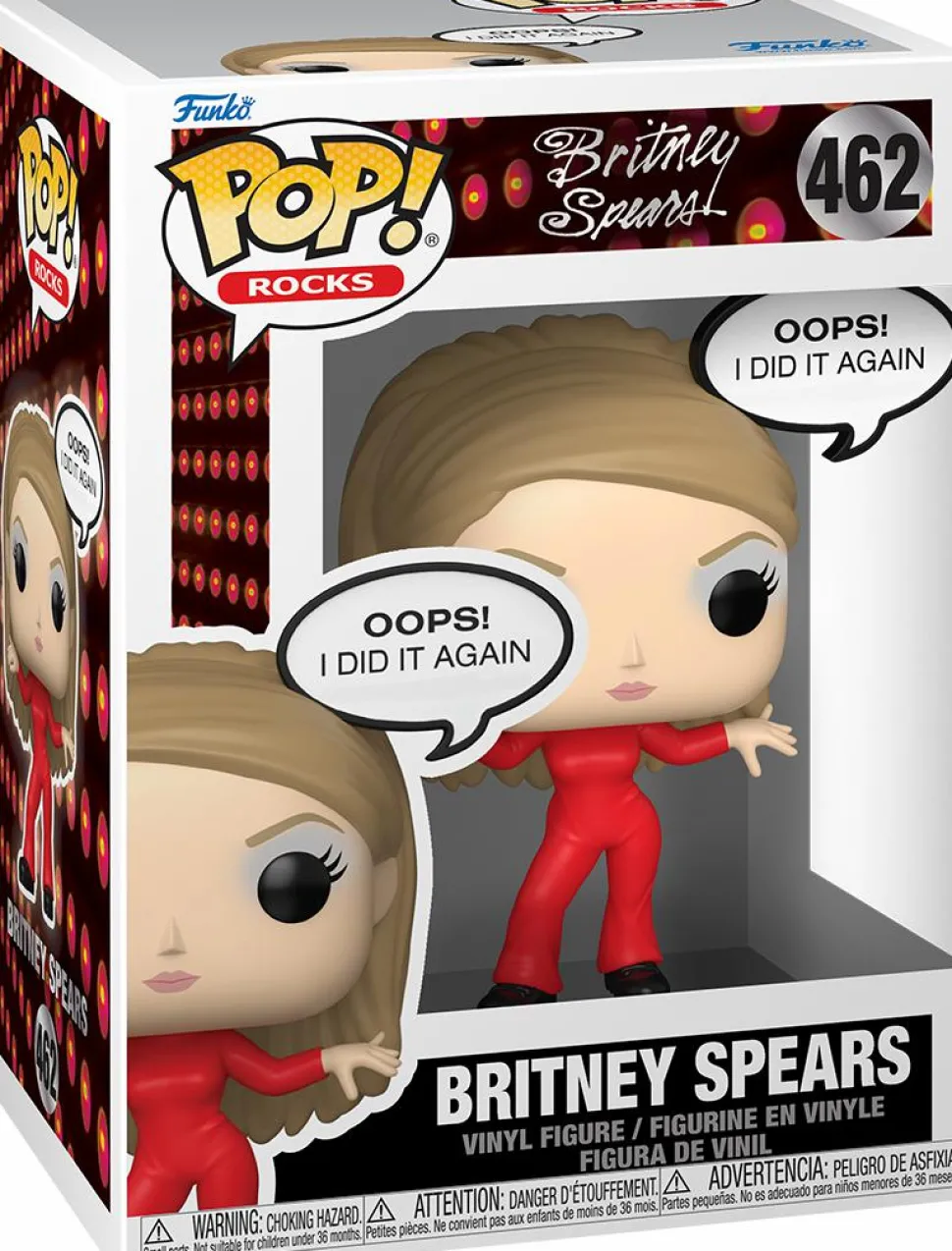 Britney Spears - Britney Spears 'Oops, I Did it Again' Pop! Vinyl Figure