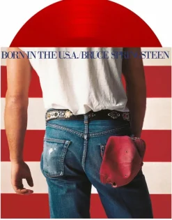 Bruce Springsteen - Born in the U.S.A. 40th Anniversary LP Vinyl Record (Translucent Red Coloured Vinyl)