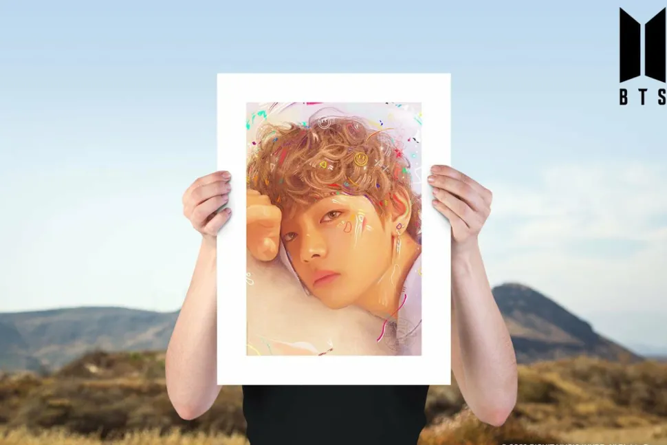 BTS - Love Yourself: V Fine Art Print by Kildren