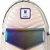 BTS - Pop! Iridescent Quilted 10" Faux Leather Mini Backpack