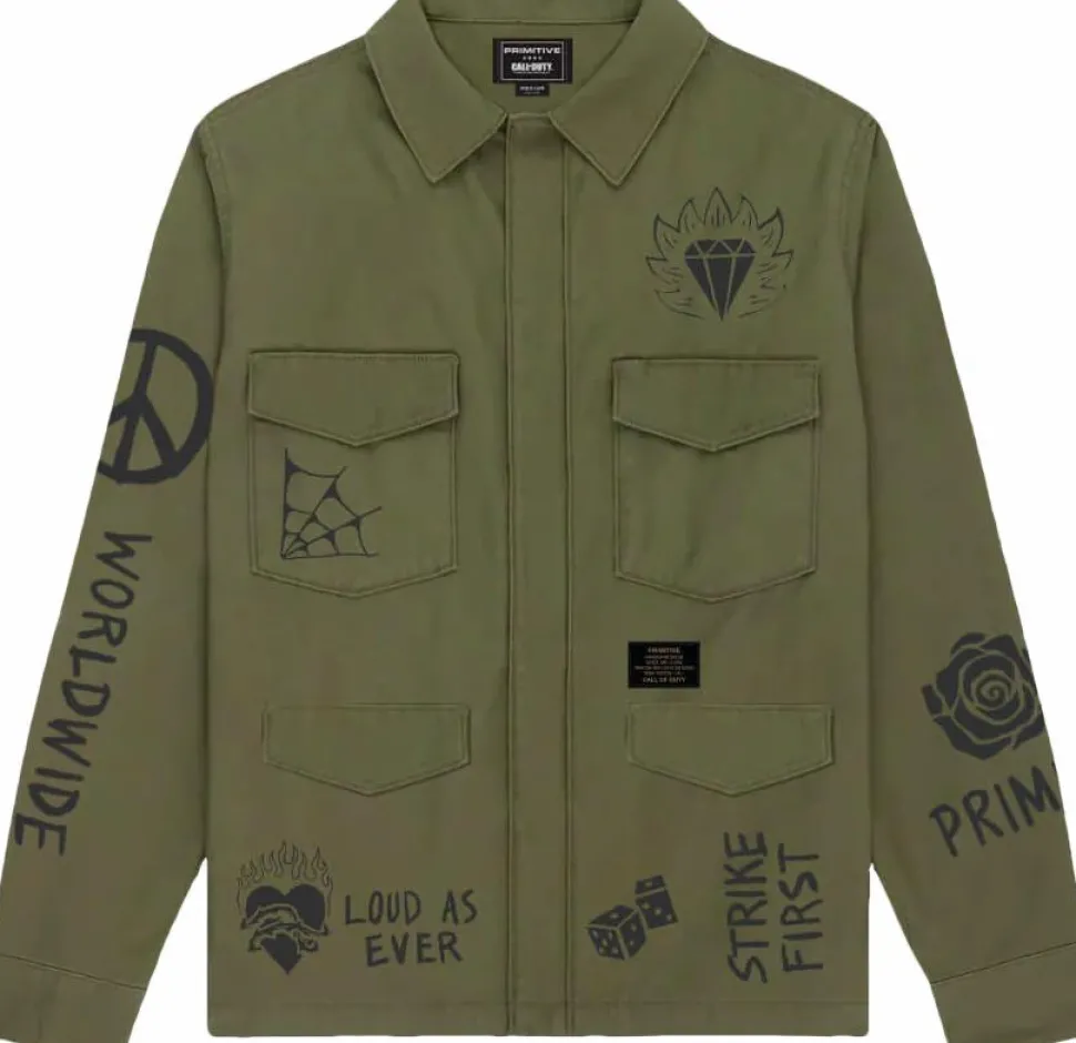 Call of Duty - Call of Duty x Primitive Task Force Olive Jacket