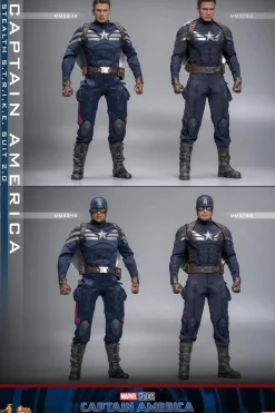 Captain America 2: The Winter Soldier - Captain America (Stealth S.T.R.I.K.E. Suit) 2.0 1/6th Hot Toys Action Figure