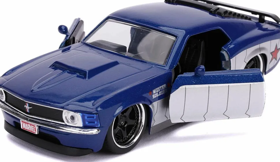 Captain America - Winter Soldier’s 1970 Mustang Boss 1/32 Scale Hollywood Rides Die-Cast Vehicle Replica