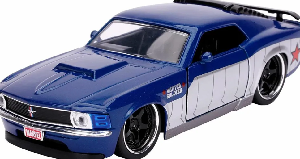 Captain America - Winter Soldier’s 1970 Mustang Boss 1/32 Scale Hollywood Rides Die-Cast Vehicle Replica