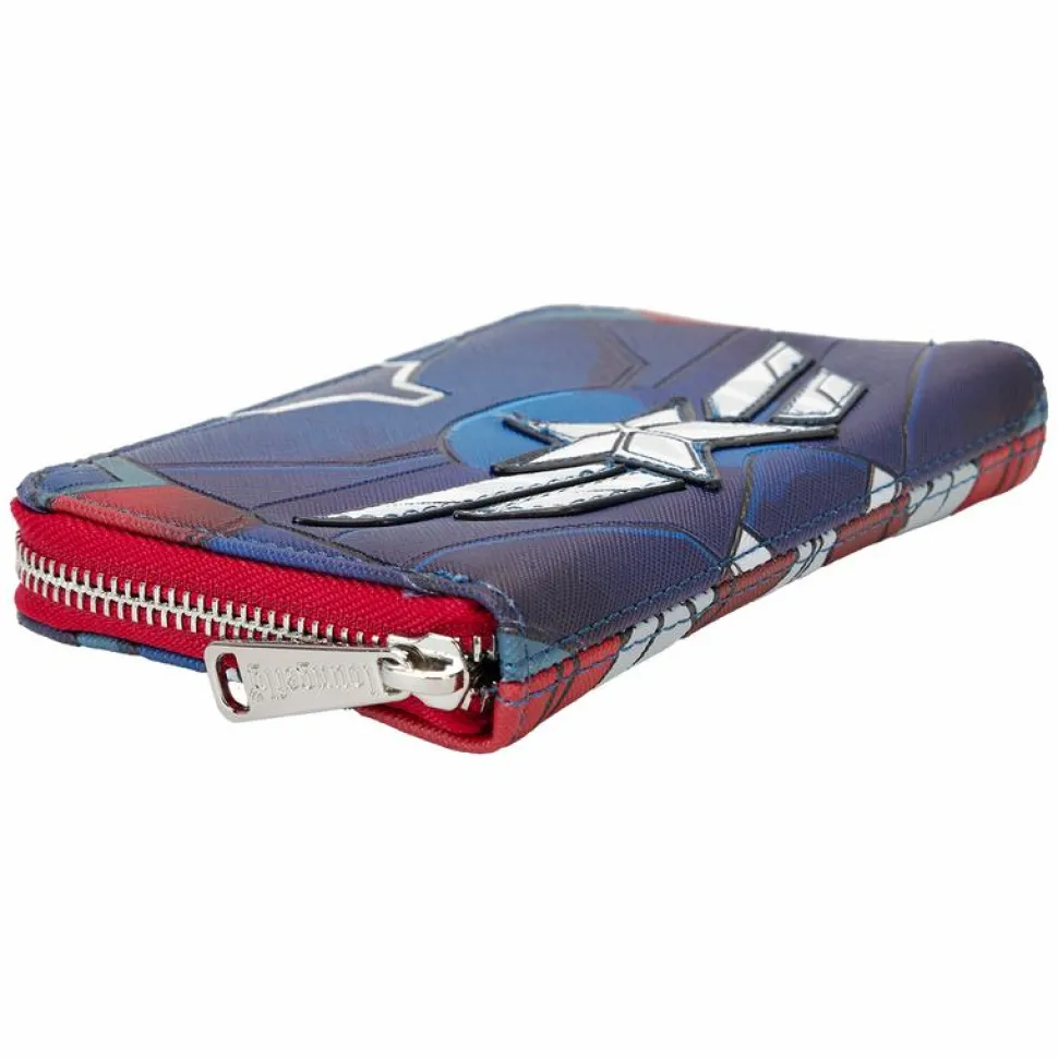 Captain America: Brave New World - Cosplay 4" Faux Leather Zip-Around Wallet