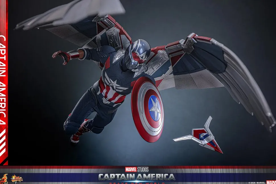 Captain America: Brave New World - Captain America 1/6th Scale Hot Toys Action Figure