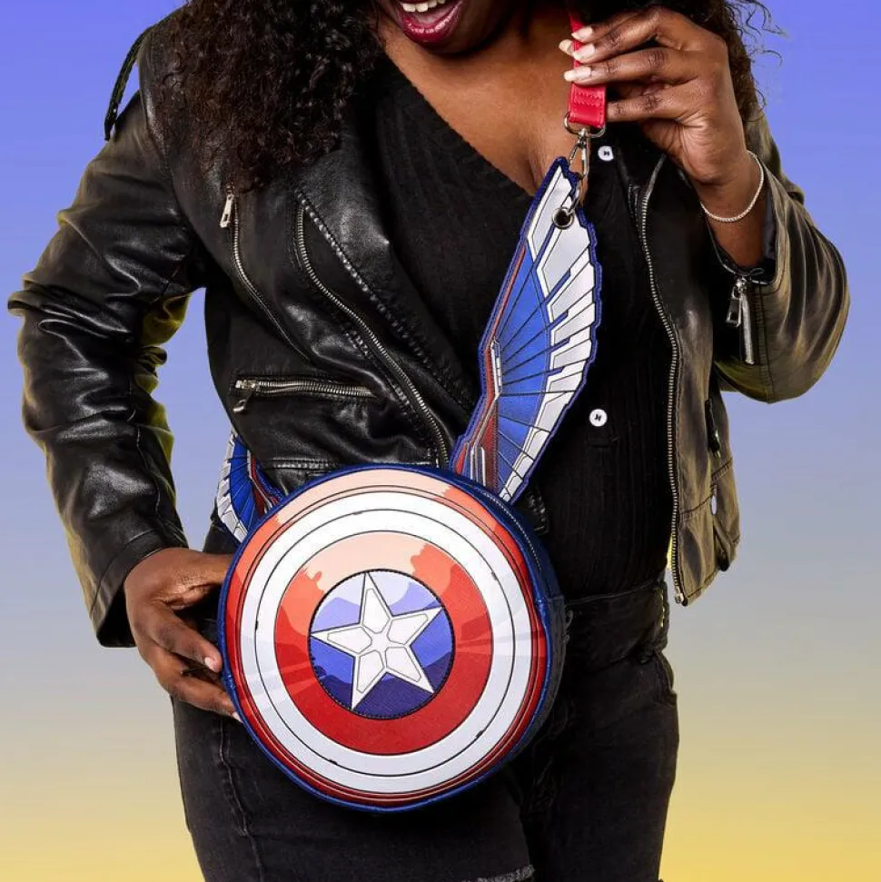 Captain America: Brave New World - Cosplay 9" Faux Leather Crossbody Bag
