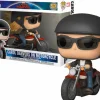 Captain Marvel (2019) - Captain Marvel on Motorcycle Pop! Rides Vinyl Figure