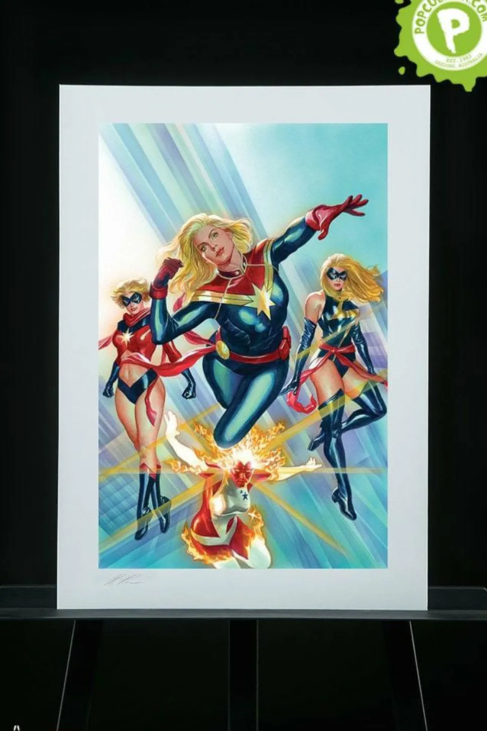 Captain Marvel - Captain Marvel #1 Fine Art Print by Alex Ross