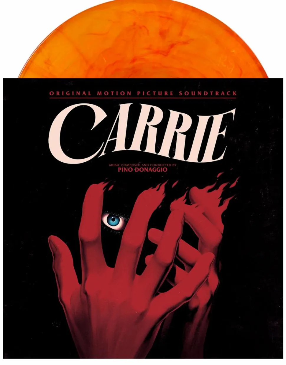 Carrie (1976) - Original Motion Picture Soundtrack by Pino Donaggio 2xLP Vinyl Record (Orange Smoke Coloured Vinyl)