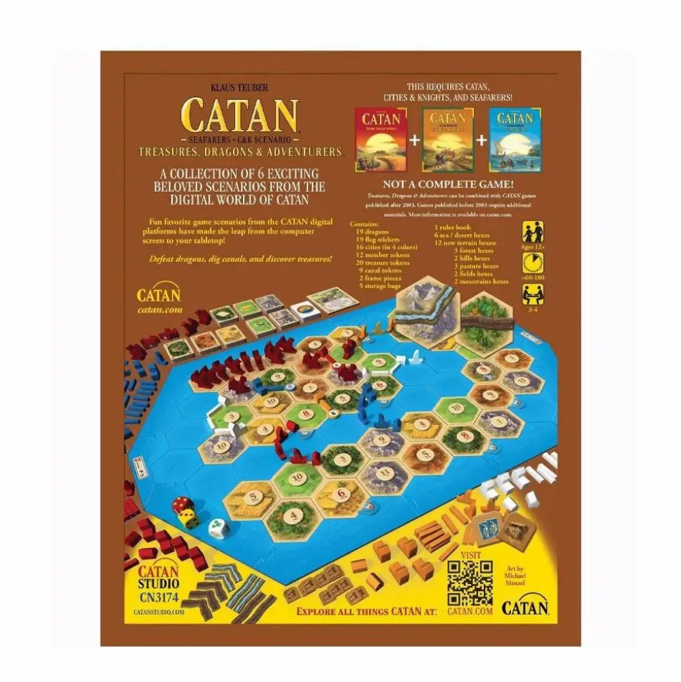 Catan - Treasures, Dragons & Adventurers Board Game Expansion
