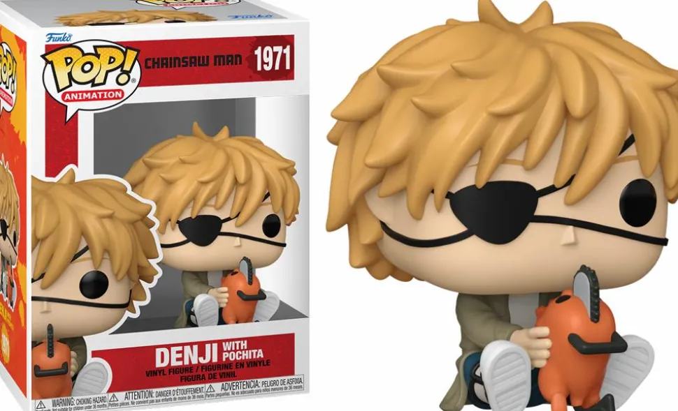 Chainsaw Man - Denji with Pochita Pop! Vinyl Figure