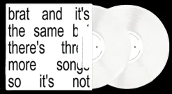 Charli XCX - Brat And It's The Same But There's Three More Songs So It's Not 2xLP Vinyl Record (White Vinyl)
