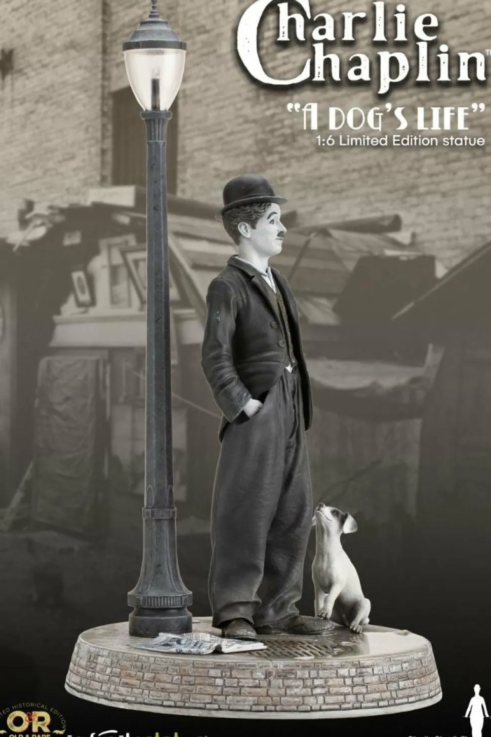 Charlie Chaplin - A Dog’s Life 1/6th Scale Statue (Int Sales Only)