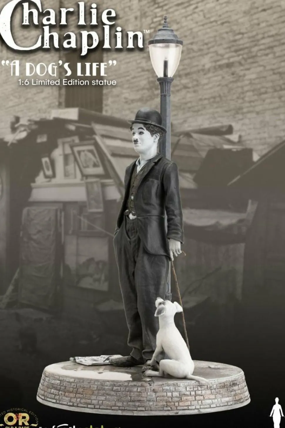 Charlie Chaplin - A Dog’s Life 1/6th Scale Statue (Int Sales Only)