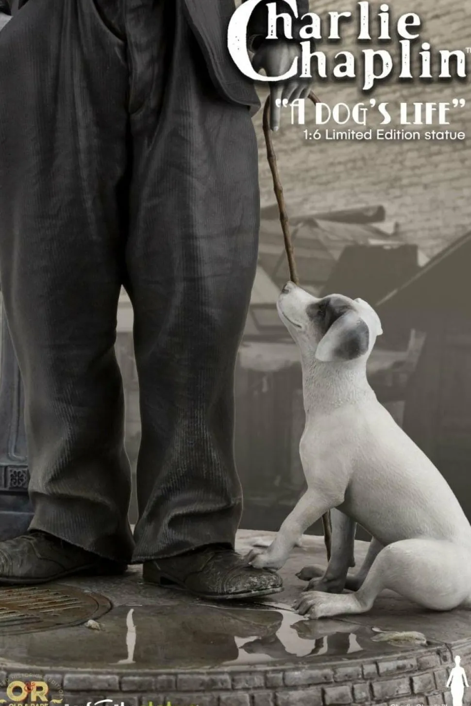 Charlie Chaplin - A Dog’s Life 1/6th Scale Statue (Int Sales Only)