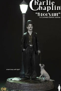 Charlie Chaplin - A Dog’s Life 1/6th Scale Statue (Int Sales Only)