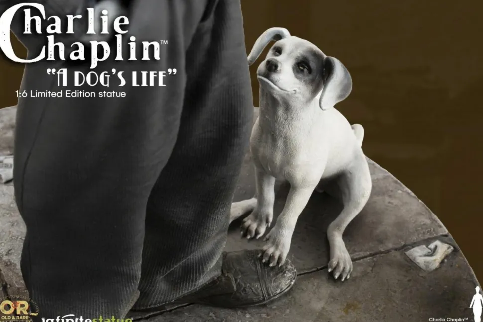Charlie Chaplin - A Dog’s Life 1/6th Scale Statue (Int Sales Only)