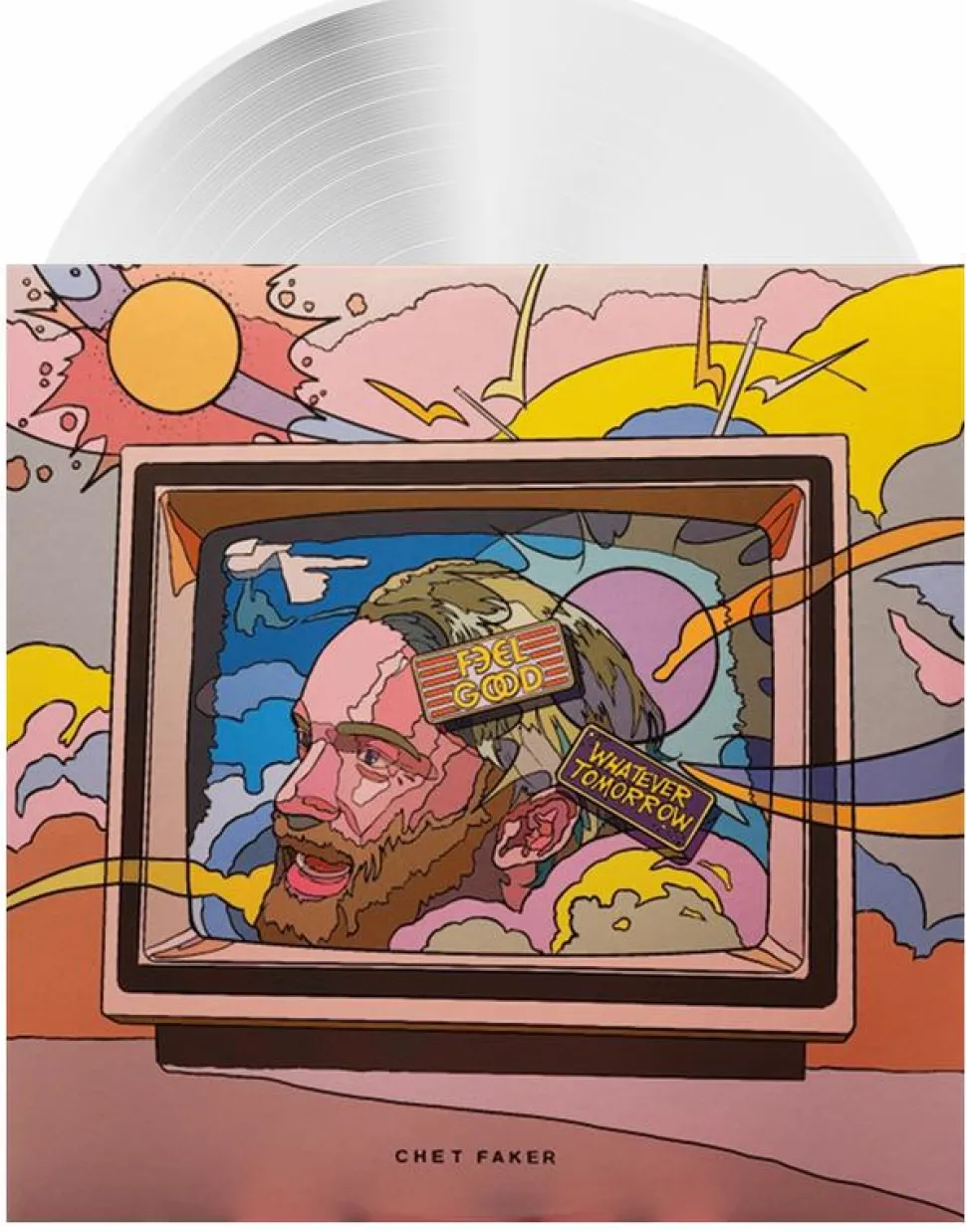 Chet Faker - Feel Good / Whatever Tomorrow 12" Split Single Vinyl Record (White Vinyl)