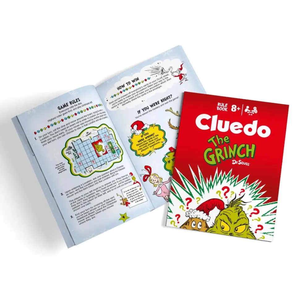 Cluedo - The Grinch Edition Board Game