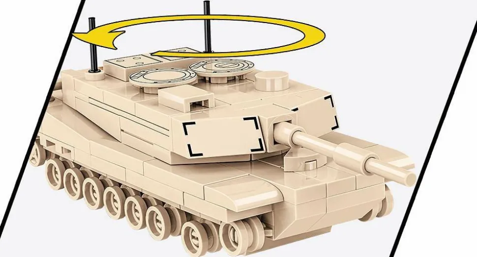 Cobi: Armed Forces - Abrams M1A2 Tank Building Block Construction Set (174 Pieces)
