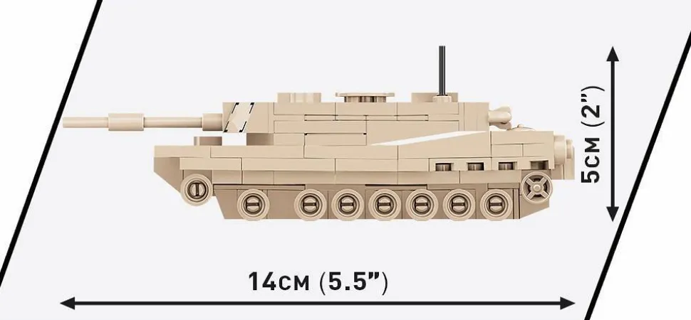 Cobi: Armed Forces - Abrams M1A2 Tank Building Block Construction Set (174 Pieces)