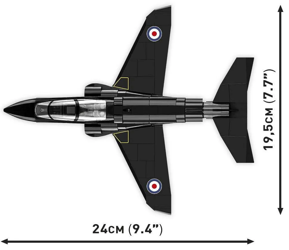 Cobi: Armed Forces - BAe Hawk T1 (RAF) Fighter Jet 1/48th Scale Building Block Construction Set (362 Pieces)