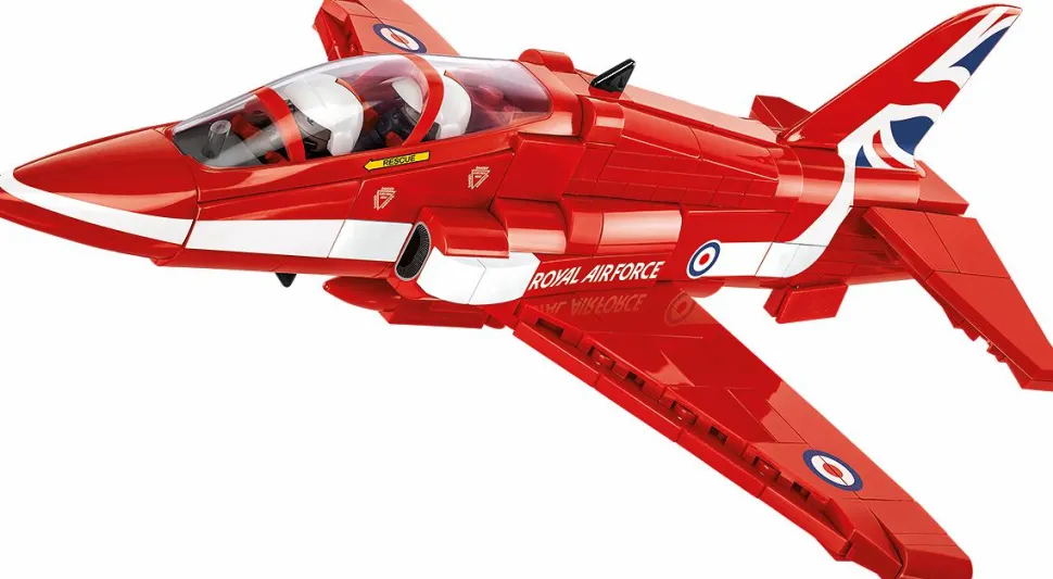 Cobi: Armed Forces - BAe Hawk T1 "Red Arrows" Jet 1/48th Scale Building Block Construction Set (389 Pieces)