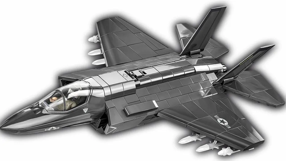 Cobi: Armed Forces - F-35B Lightning II (USAF) 1/48th Scale Building Block Construction Set (594 Pieces)