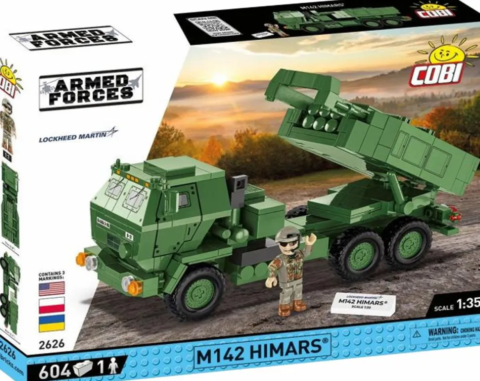 Cobi: Armed Forces - M142 Himars 3-in-1 1/35th Scale Building Block Construction Set (604 Pieces)