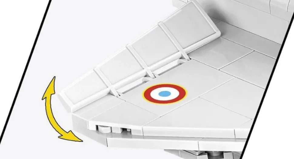 Cobi: Armed Forces - Mirage IIIC (Dassault License) Fighter Jet 1/48th Scale Building Block Construction Set (436 Pieces)