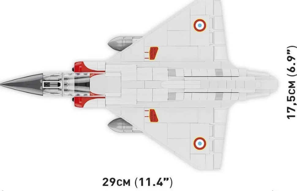 Cobi: Armed Forces - Mirage IIIC (Dassault License) Fighter Jet 1/48th Scale Building Block Construction Set (436 Pieces)