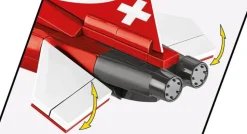 Cobi: Armed Forces - Northrop F-5E Tiger II Fighter Jet 1/48th Scale Building Block Construction Set (351 Pieces)