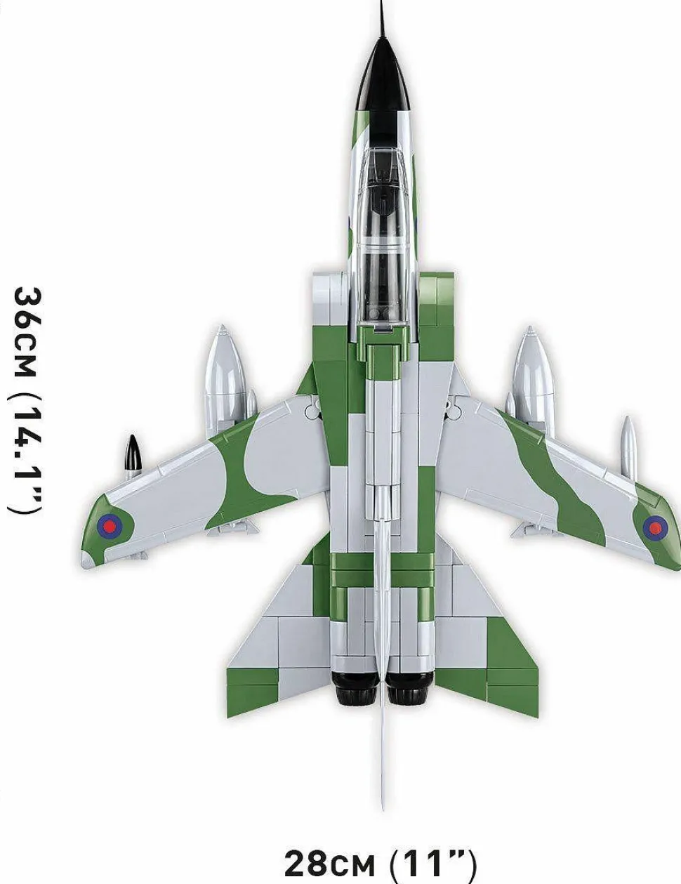 Cobi: Armed Forces - Panavia Tornado GR.1 Fighter Jet 1/48th Scale Building Block Construction Set (520 Pieces)