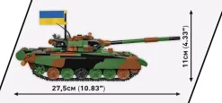 Cobi: Armed Forces - T-72 M1R (PL/UA) Tank 2-in-1 1/35th Scale Building Block Construction Set (724 Pieces)