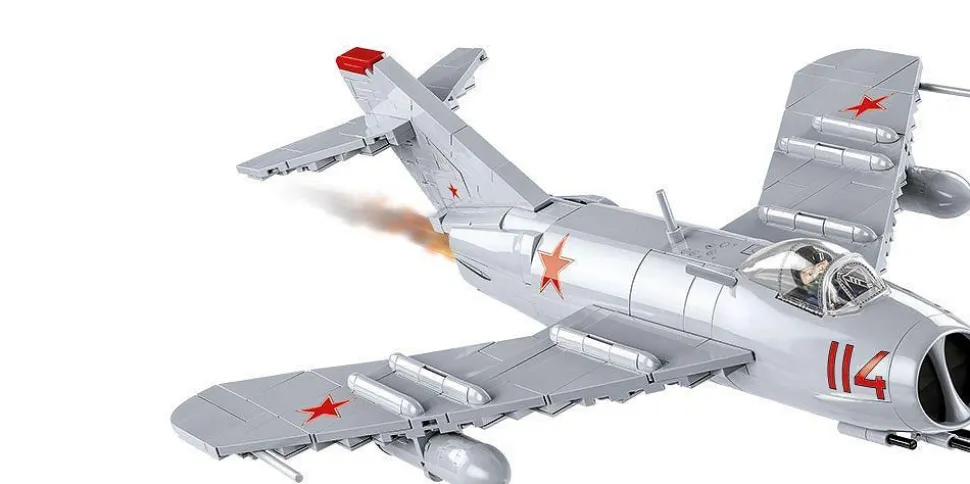 Cobi: Cold War - MiG-17 NATO Code "Fresco" Fighter Jet Historical Collection 1/32 Scale Building Block Construction Set (568 Pieces)