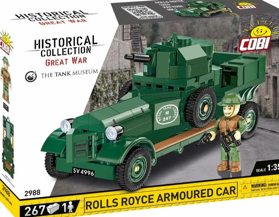 Cobi: Great War - Rolls Royce Armored Vehicle Construction Set (263 pieces)