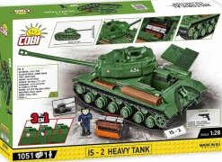 Cobi: World War II - IS-2 Heavy Tank 3-in-1 Historical Collection 1/28th Scale Building Block Construction Set (1051 Pieces)
