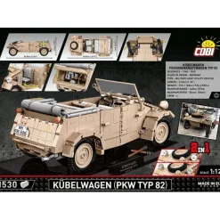 Cobi: World War II - Kubelwagen (PKW TYP 82) Executive Edition Historical Collection 1/12th Scale Building Block Construction Set (1530 Pieces)