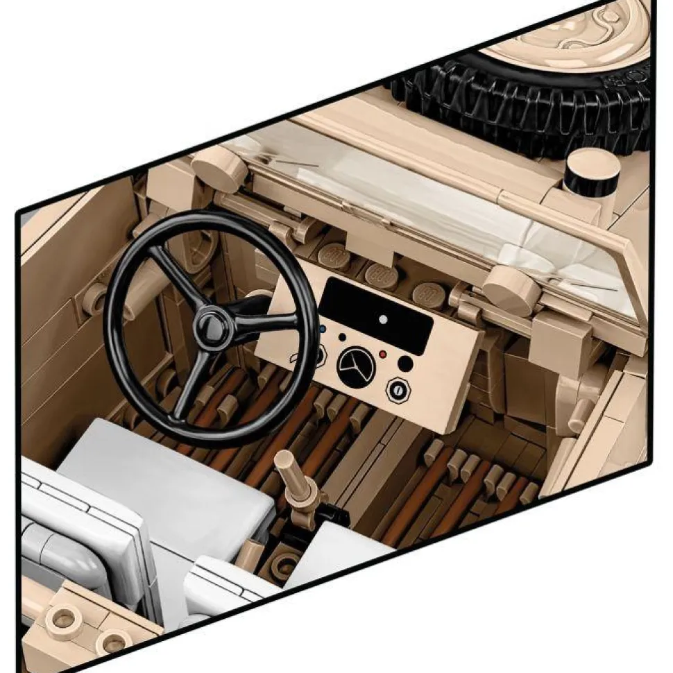 Cobi: World War II - Kubelwagen (PKW TYP 82) Executive Edition Historical Collection 1/12th Scale Building Block Construction Set (1530 Pieces)
