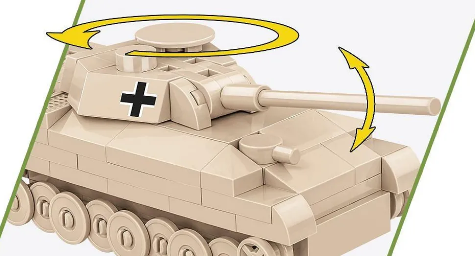 Cobi: World War II - Panzer V Panther Tank Historical Collection 1/72 Scale Building Block Construction Set (126 Pieces)
