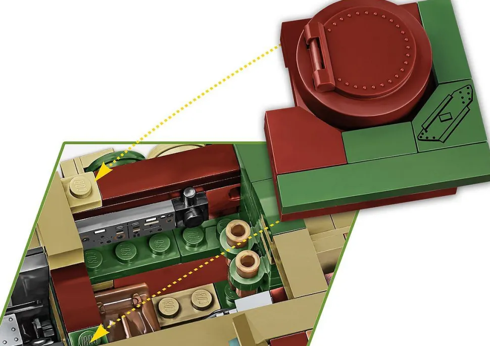 Cobi: World War II - Sturmgeschutz IV (Sd.Kfz.167) Tank Historical Collection 1/28th Scale Building Block Construction Set (952 Pieces)
