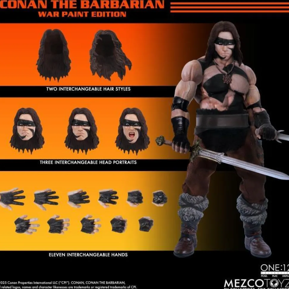 Conan the Barbarian (1982) - Conan (War Paint Edition) One:12 Collective 1/12th Scale Action Figure